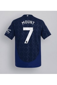 Manchester United Mason Mount #7 Fotballdrakt Borte Klær 2024-25 Korte ermer